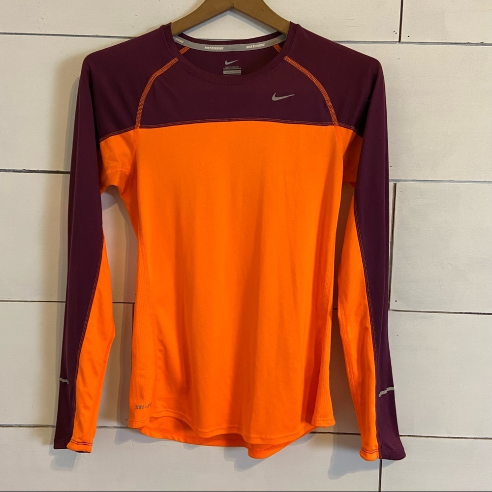 Nike Running Miler Dri-Fit Long Sleeve Top. Size Small.